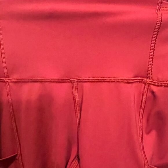 Lululemon Fast & free Crops  Sz 2 Orange - Picture 12 of 12